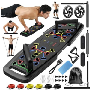 Home Gym Push Up Board & Pilates Bar