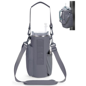 Magnetic 40oz. Water Bottle Carrier Bag