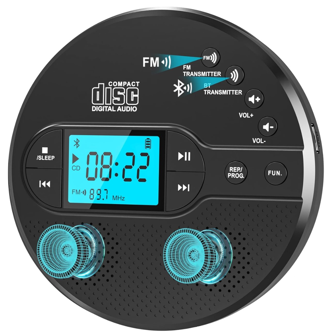 FM Transmitter Bluetooth CD Player