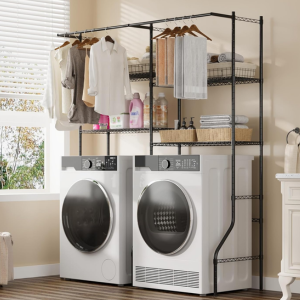 Garvee 4-Tier Adjustable Over Washer Dryer Rack