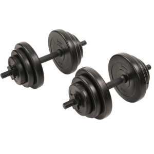 Sunny Health & Fitness 40lbs. Vinyl Dumbbell Set