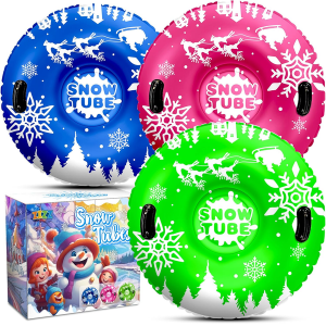Inflatable 3-Pack 36” Heavy Duty Snow Tubes