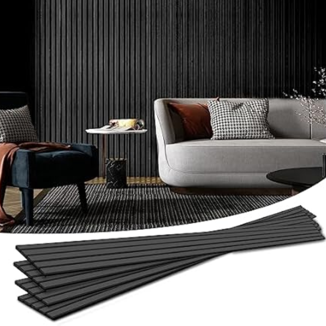 4-Piece Wood Slat Acoustic Panels
