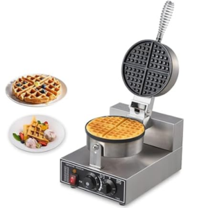 Commercial Electric Stainless Steel Non-Stick Waffle Maker