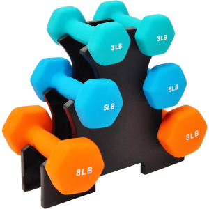Fitvids 6-Pack Neoprene Dumbbell Set