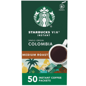 Starbucks 50-Count Instant Coffee Packets