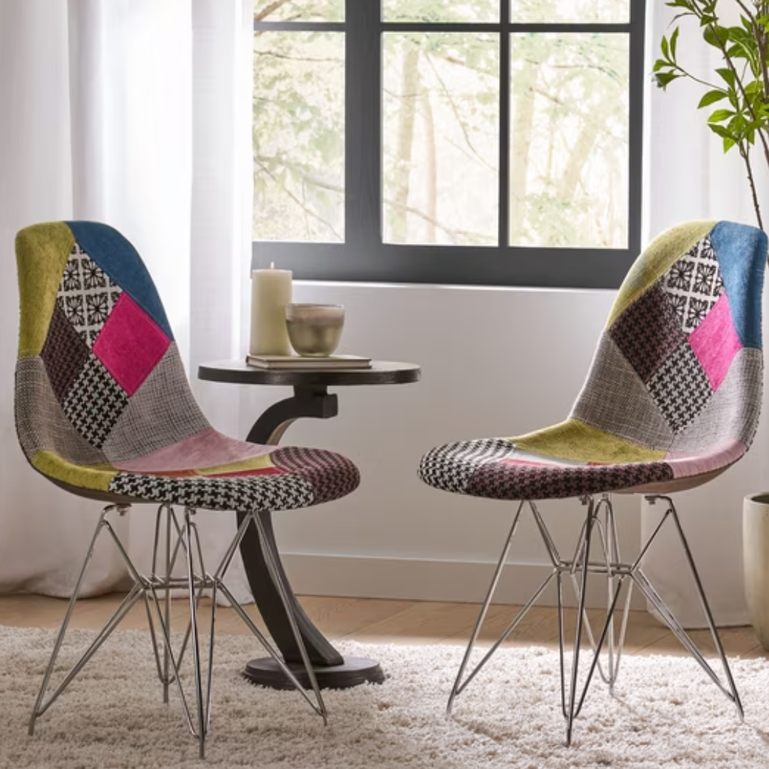 Noble House Set of 2 Fabric Accent Chairs