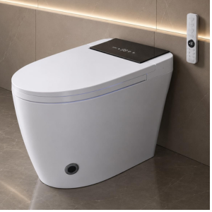 Smart Heated Toilet w/Auto Flush & Night Light