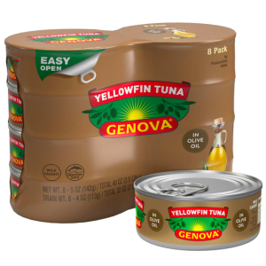 8-Pack Genova 5oz. Premium Yellowfin Tuna in Olive Oil