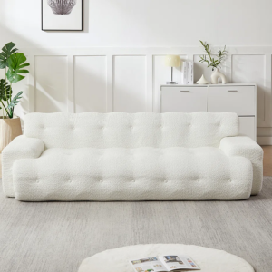 Button-Tufted 3-Seater Cloud Sofa