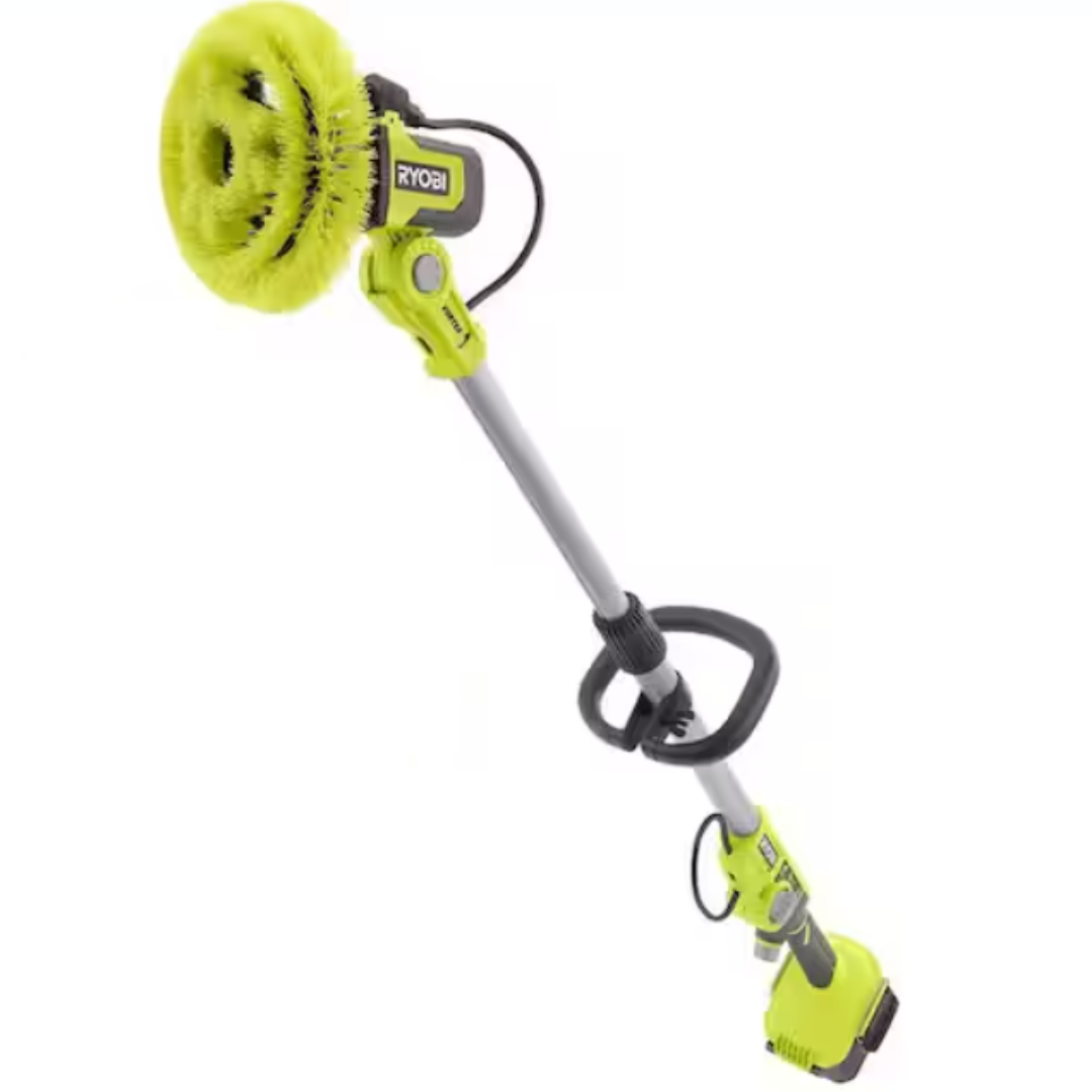Ryobi ONE+ 18V Cordless Soap Dispensing Scrubber w/Vortex Brushes