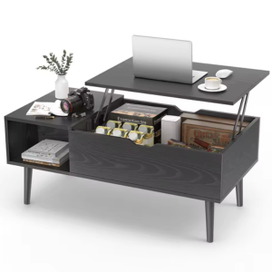 Lift Top Coffee Table w/Storage Shelf