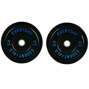 BalanceFrom 2-Pack 45lbs. Olympic Bumper Weight Plate