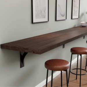 Allen + Roth 8' Espresso Stained Acacia Wood Countertop