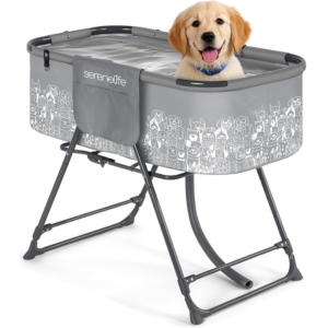 Portable Dog Bath Tub w/Drain System