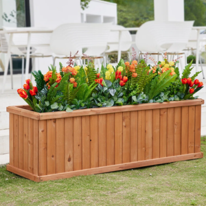 Outdoor Wood Planter Box