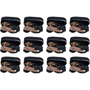 Amazon Basics 12-Pack 15' Ratchet Tie Down Straps