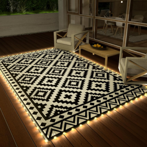 Reversible LED 8' Patio Rug