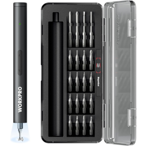 Workpro 20-Piece Electric Screwdriver Set w/Magnetizer
