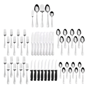 Pfaltzgraff 53-Piece Stainless Steel Flatware Set