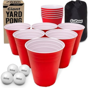 GoPong Giant Yard Pong Outdoor Game Set