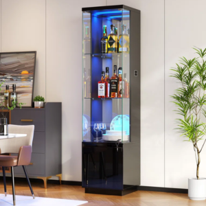 LED Glass Display Wine Cabinet