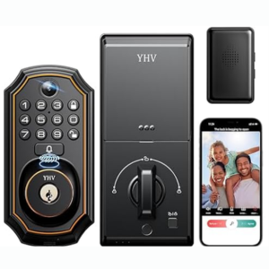 Smart Fingerprint Door Lock w/Camera