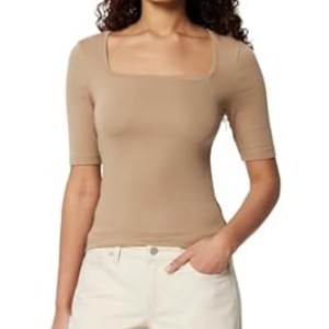 Amazon Essentials Half Sleeve Square Neck Women's T-Shirt