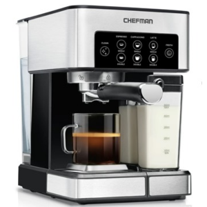 Chefman 6-in-1 Espresso Machine w/Milk Frother