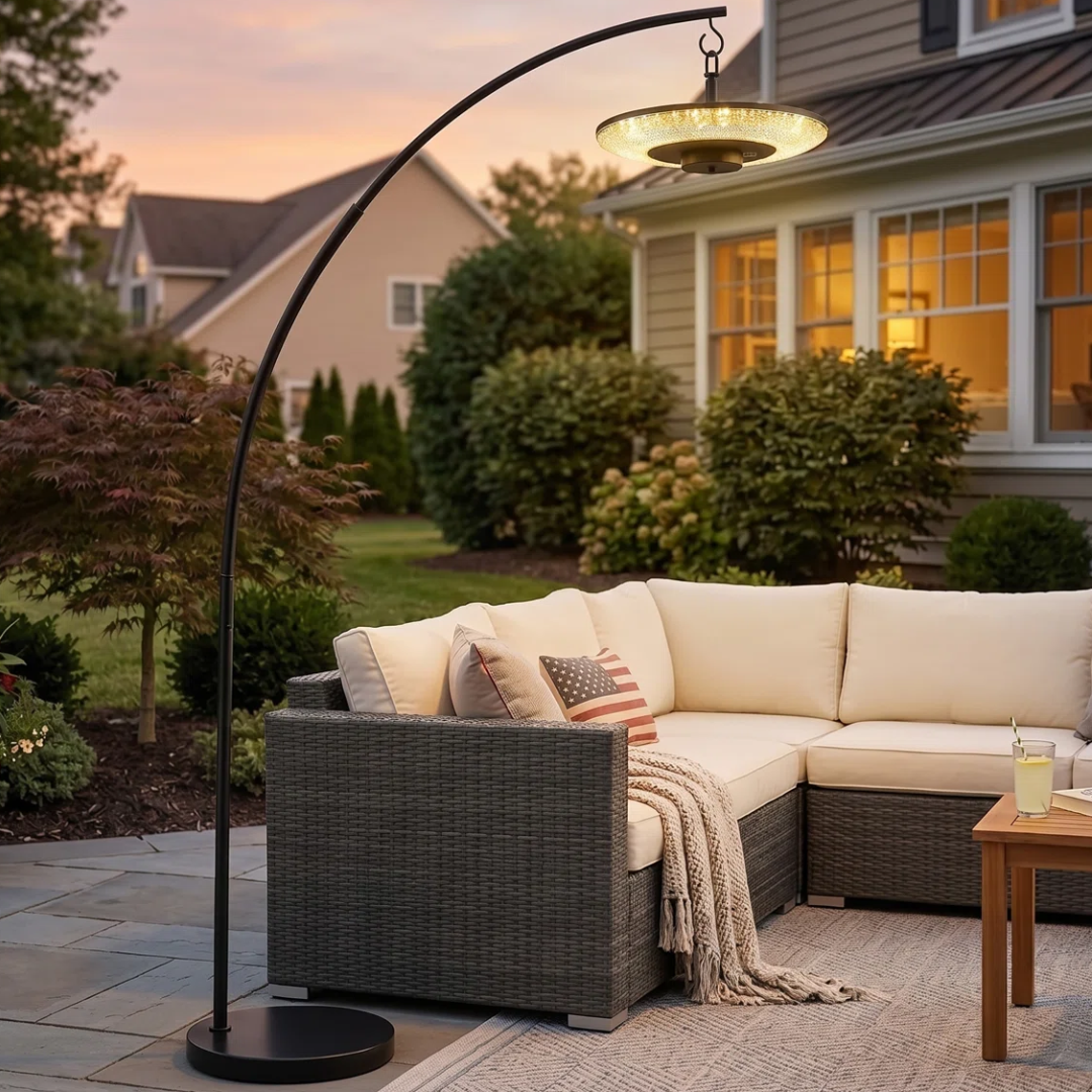 Latitude Run Solar Motion Sensor Floor Lamp
