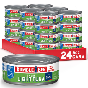 24-Pack Bumble Bee Chunk Light Tuna In Water