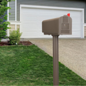 Rust-Proof Post Mounted Mailbox w/Post
