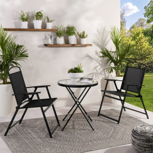 Mainstays 3-Piece Foldable Bistro Set