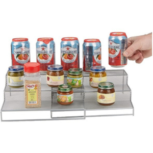 2-Piece 3-Tier Metal Kitchen Storage Organizer