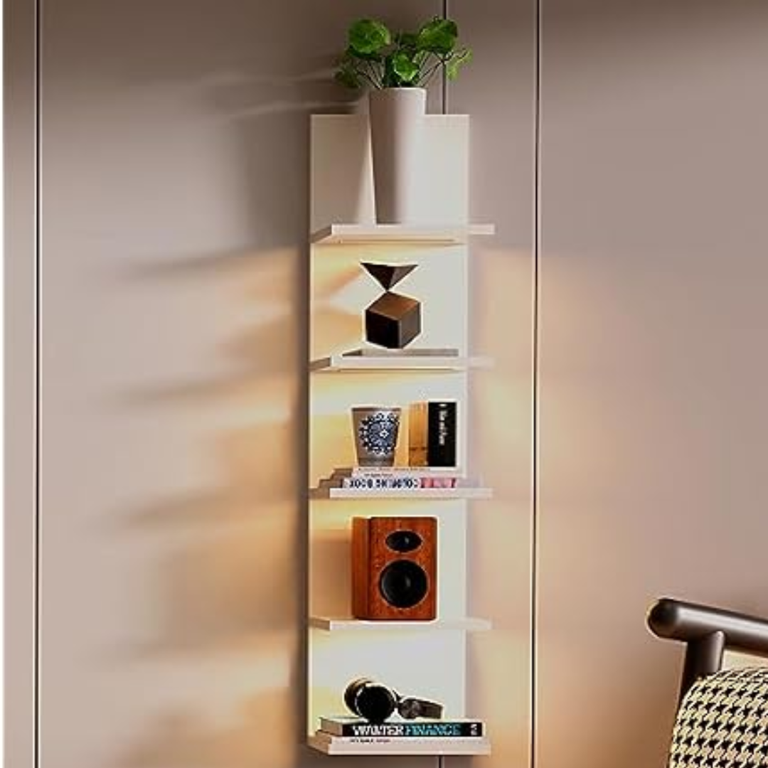 LED 5-Tier Wall Shelf