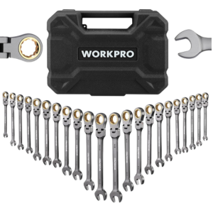 WorkPro 22-Piece Flex-Head Ratcheting Wrench Set