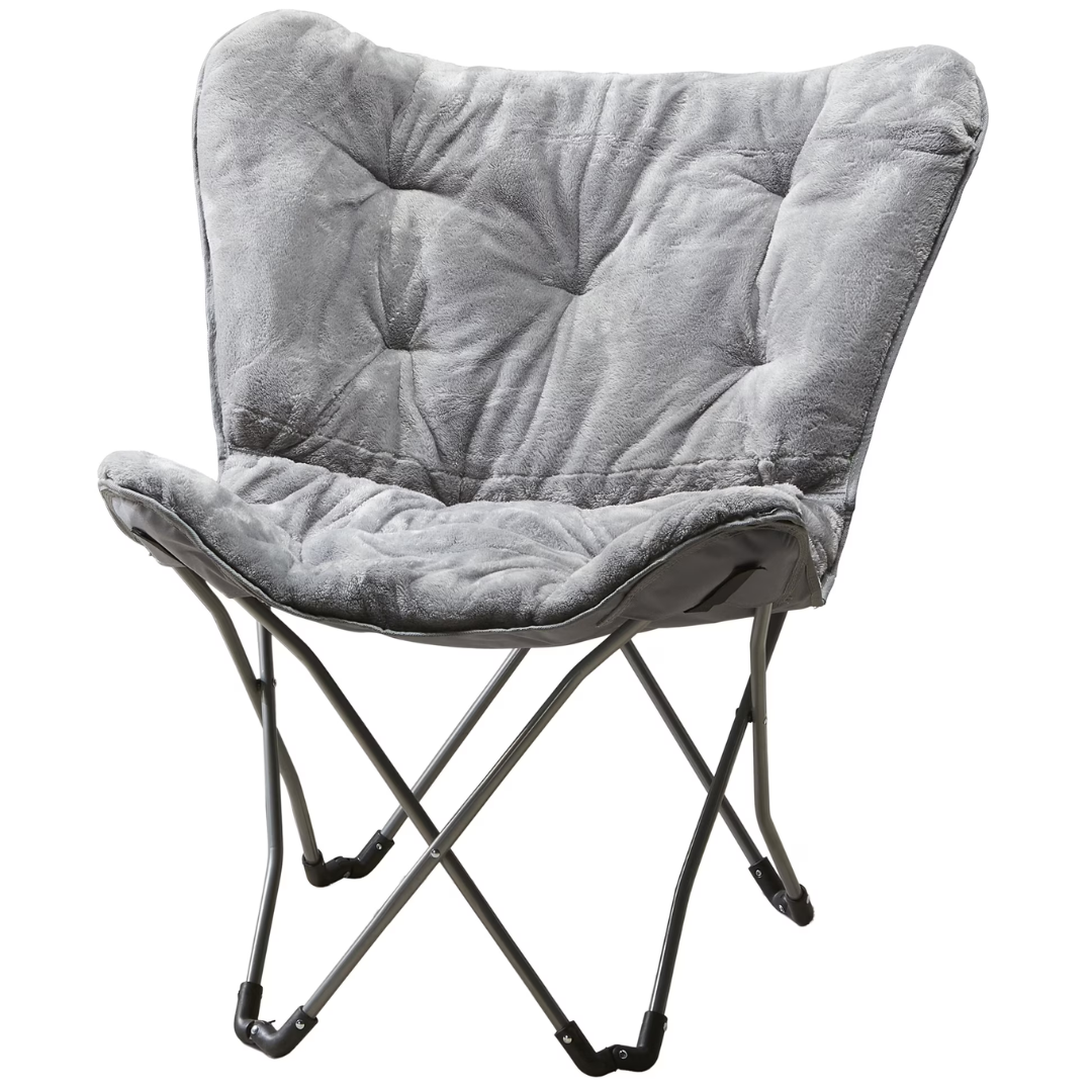 Mainstays Faux Fur Butterfly Chair