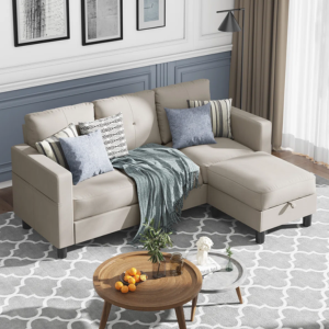 Upholstered 76'' Sofa Chaise