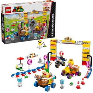 LEGO 823-Piece Super Mario Kart Baby Peach & Grand Prix Building Set