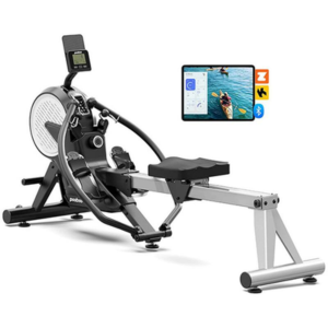 Foldable Magnetic Rowing Machine w/App