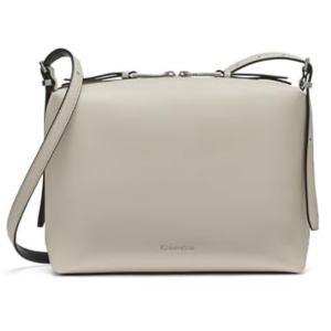 Calvin Klein Leather Top Zip Crossbody