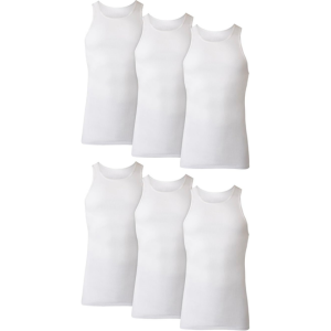 Hanes 6-Pack Men's Cotton Tank Undershirt