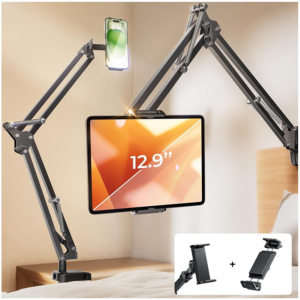 Dual Clamp Adjustable Tablet Phone Holder