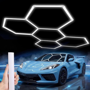 25-Pack LED Hexagon Garage Lights