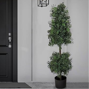 National Tree Company 4' Artificial Boxwood Cone Ball TopiaryTree