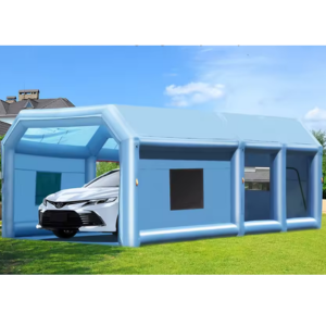 Inflatable 10' Paint Booth w/Blowers & Air Filter System