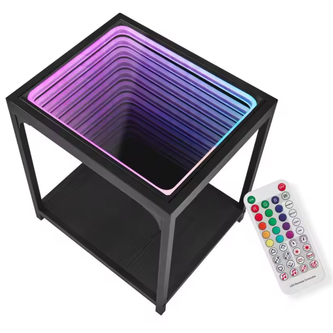 Infinity Mirror Light Coffee Table