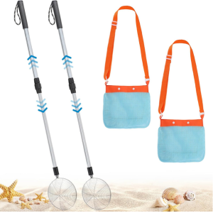 2-Pack Sand Sifter w/Seashell Bags