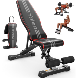 Foldable Adjustable Weight Bench