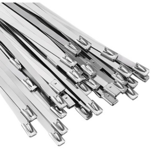 100-Piece Metal Zip Ties